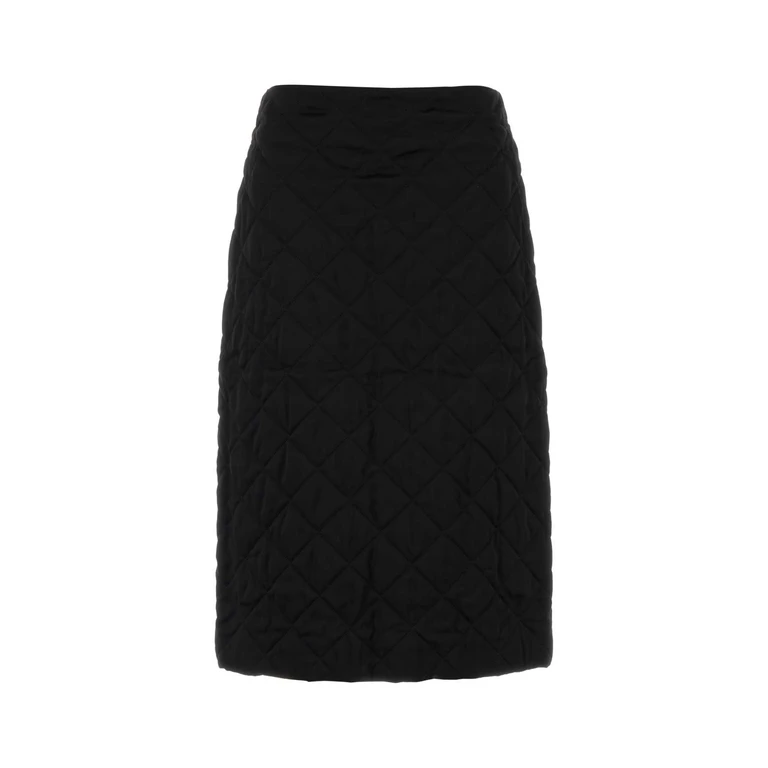 Jil Sander Black Viscose Skirt Exterior: Gonne - Women