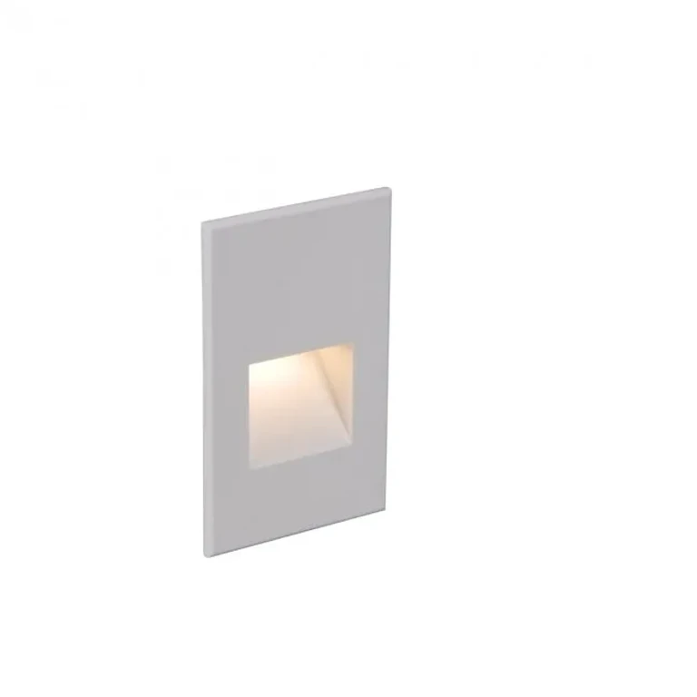 White on Aluminum LED Step and Wall Light from the Led20 Vert Collection