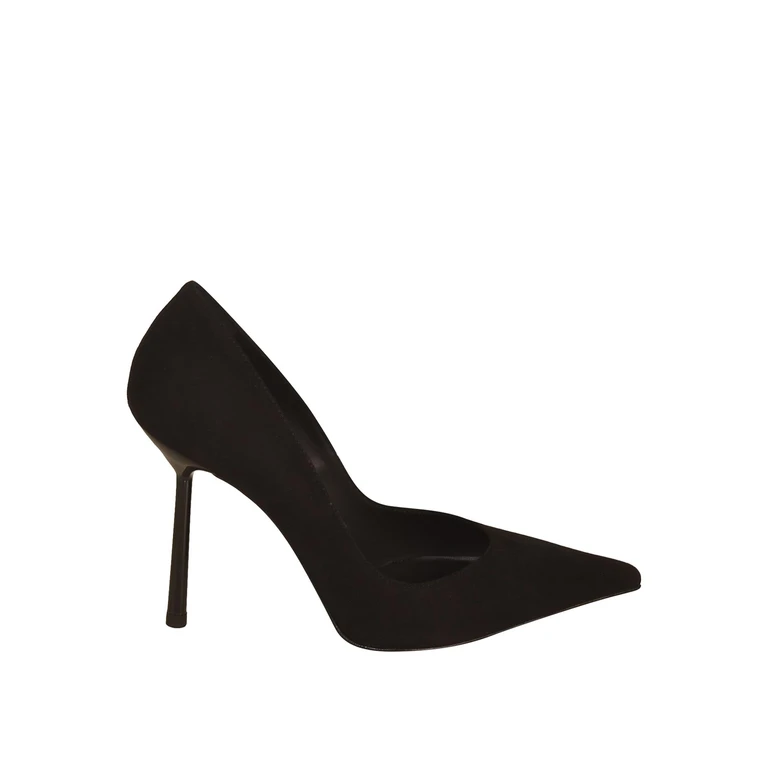 Le Silla Black Suede Bella Pumps