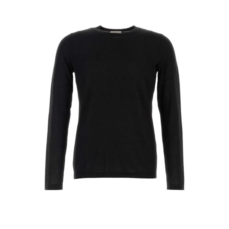 Le Kasha Black Cashmere Kyoto Sweater