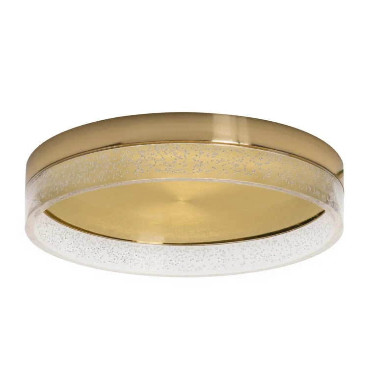 Maggie LED Flush Mount in Satin Brass