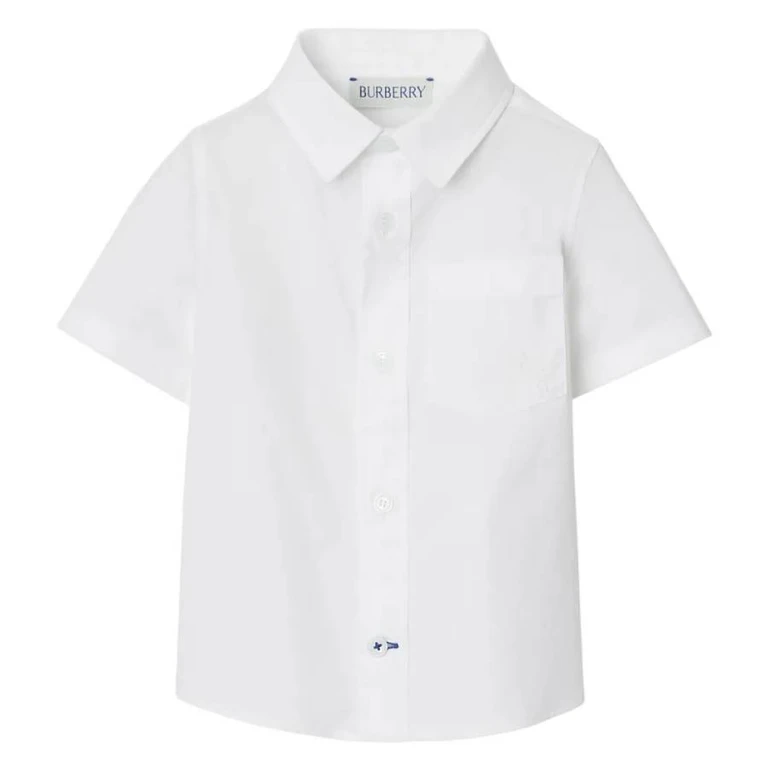 Burberry Toddler EKD Embroidered Cotton Shirt