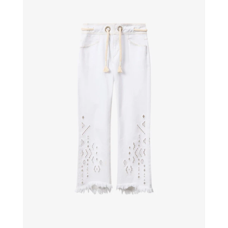 Pantalon Alison - Femme - Blanc - Taille 34 - Isabel Marant