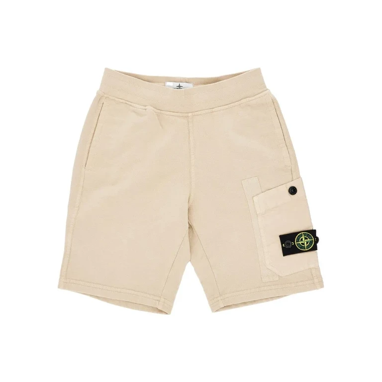 STONE ISLAND Sweatshorts with cargo pocket Kids 10Y