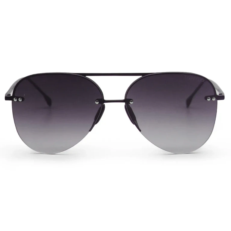 Smaller Megan 2 Faded Black - Tangle Free Aviator Sunglasses