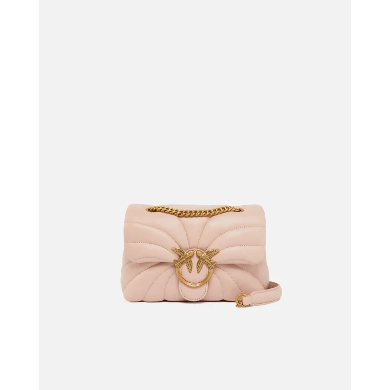 Pinko - Mini sac à bandoulière Love Bag Puff Butterfly en cuir nappa