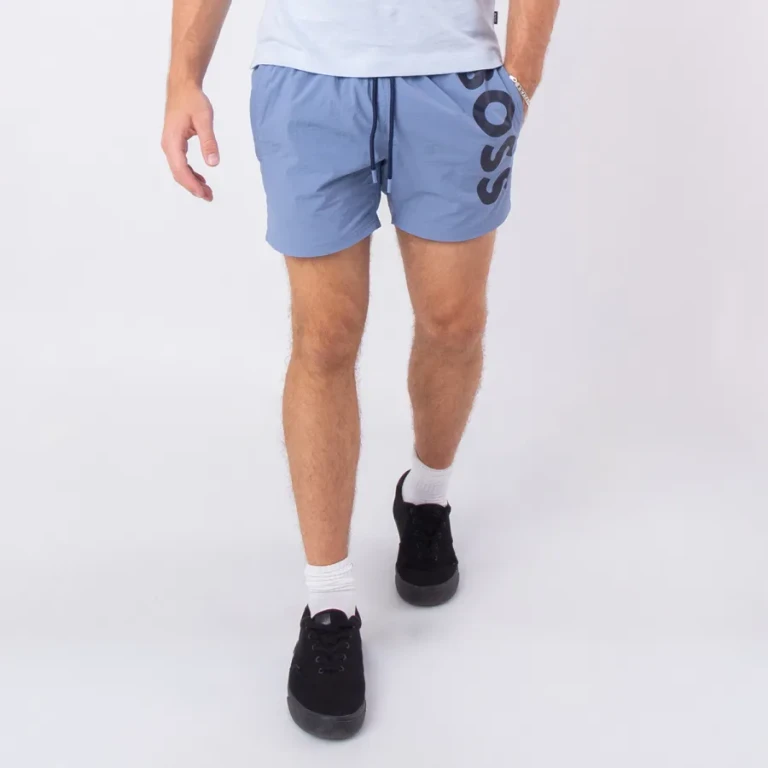 Hugo Boss Octopus Logo-Print Swim Shorts