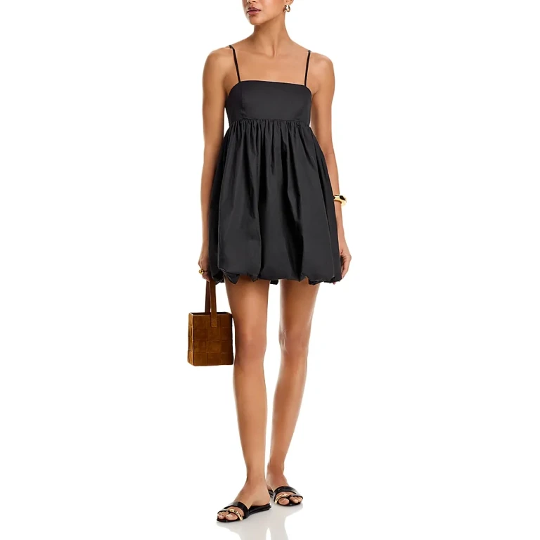 Sarah Mini Poplin Bubble Dress