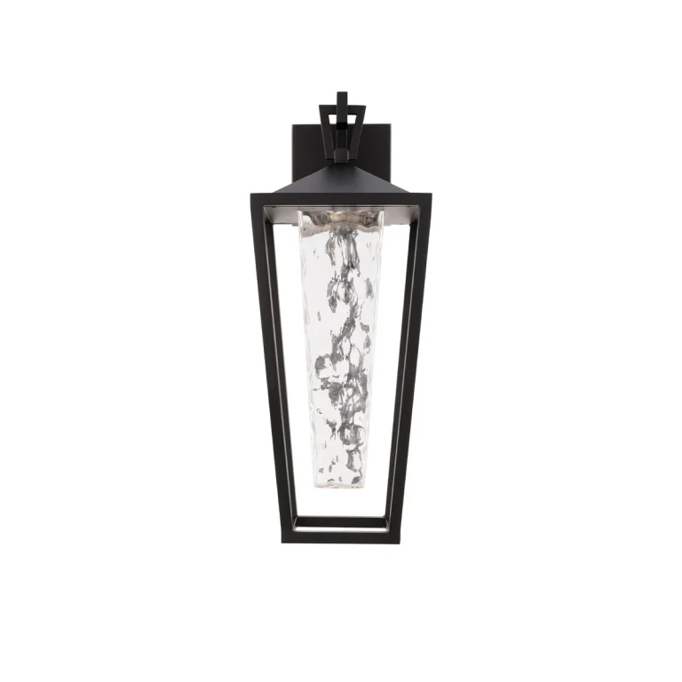 Black LED Outdoor Wall Sconce from the Manchester Collection
