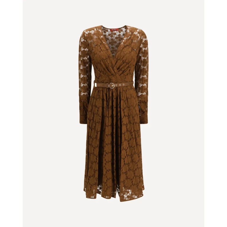 Max Mara Studio Agrume 蕾丝中长连衣裙