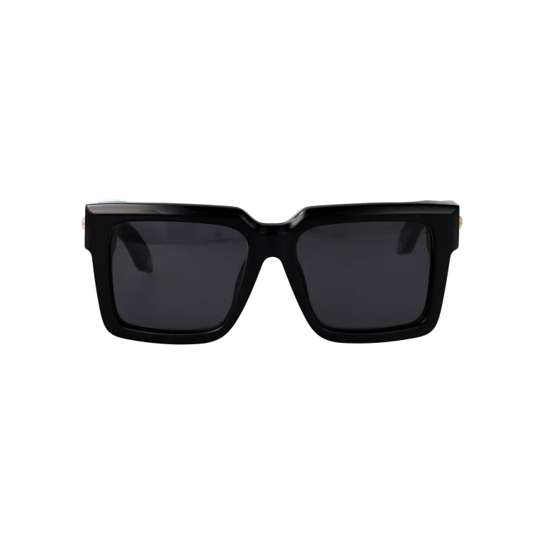 Roberto Cavalli Src054 0700 Nero Lucido Acetate + Metal Sunglasses - Women