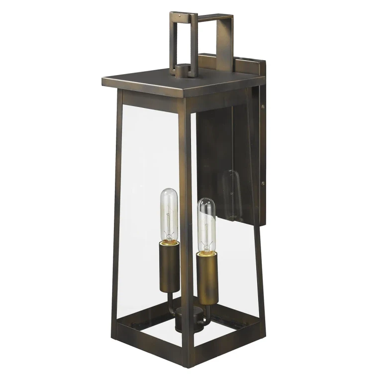 Oil-Rubbed Bronze Two Light Wall Sconce from the Alden Collection