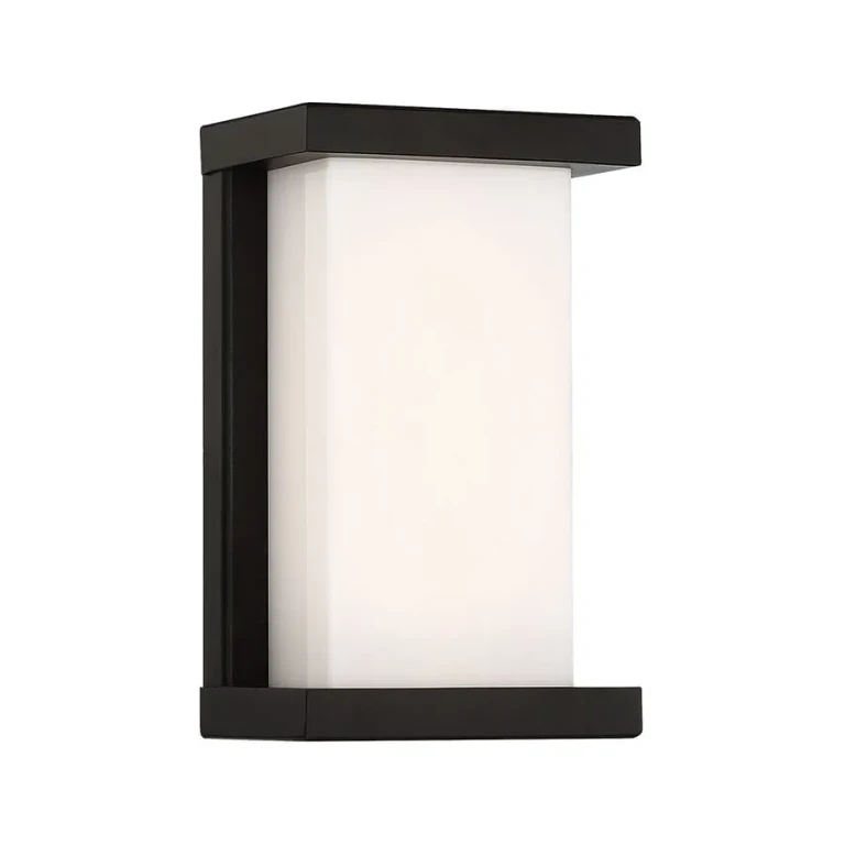 WAC Case 3000K Outdoor Wall Light in Black - WS-W47809-BK