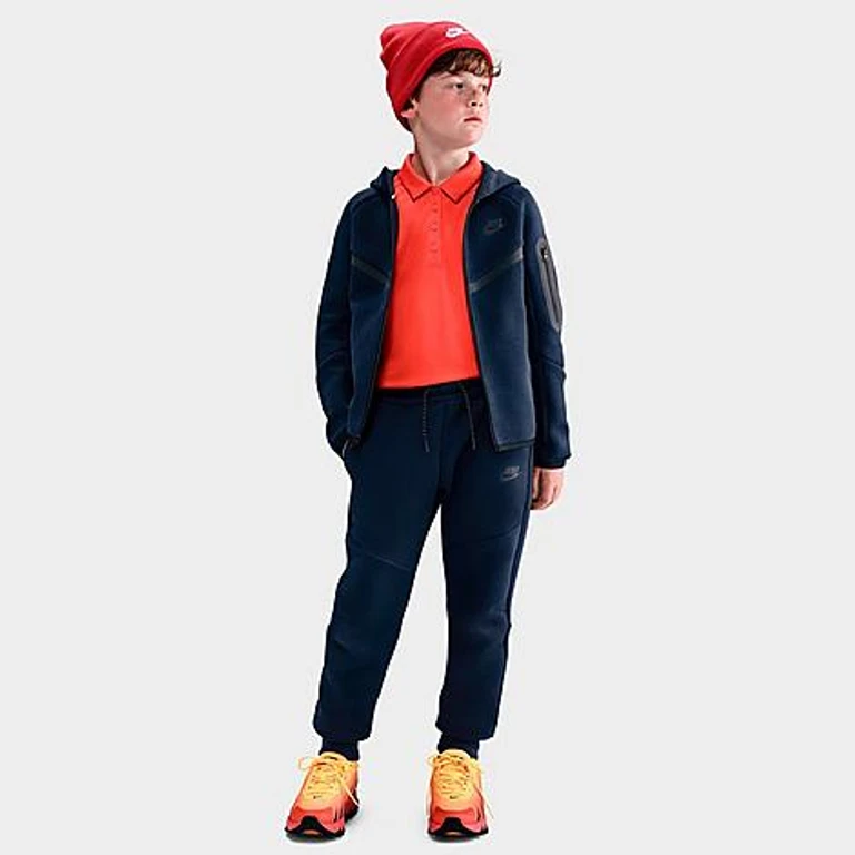 Big Kids Sportswear Tech Fleece Reflective Jogger Pants in Obsidian/Black Size: XS