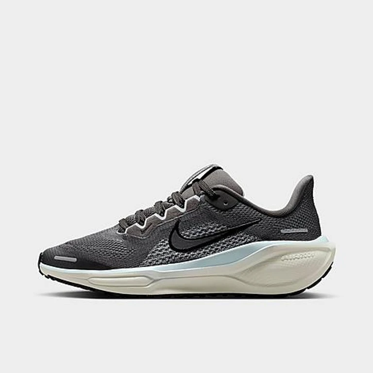 Nike Big Kids Pegasus 41 Running Shoes in Medium Ash/Pure Platinum/Pale Ivory Size: 1.0