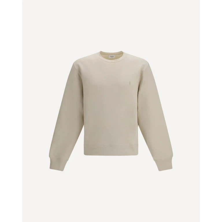 Saint Laurent 男士 Cassandre 刺绣标志卫衣