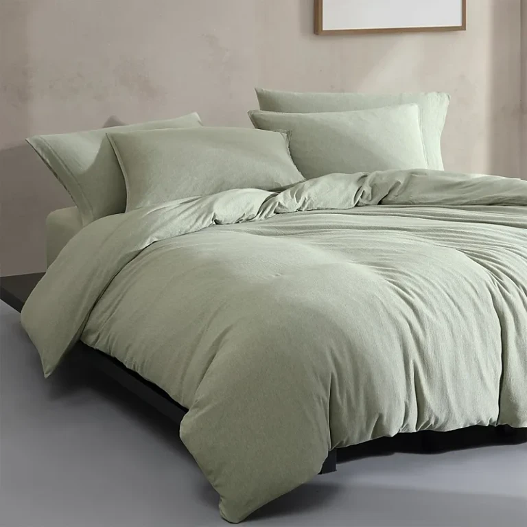 Calvin Klein Modern Melange Jersey Duvet Cover Set, Twin