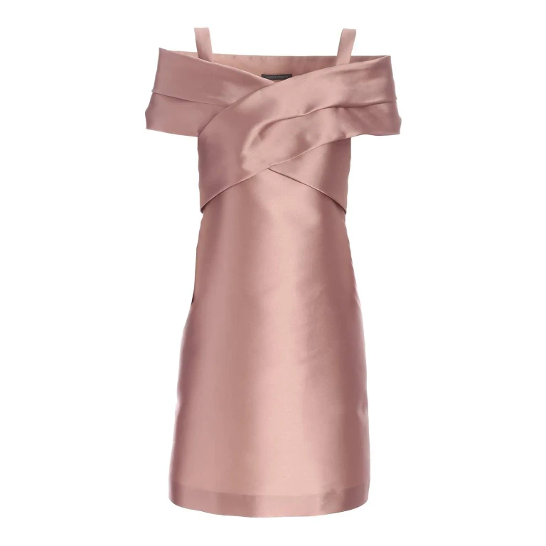 Alberta Ferretti 膝盖长度连衣裙 - 粉色