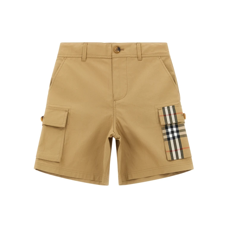 Burberry Oscar bermuda shorts Beige Cotton Bermuda - Kids