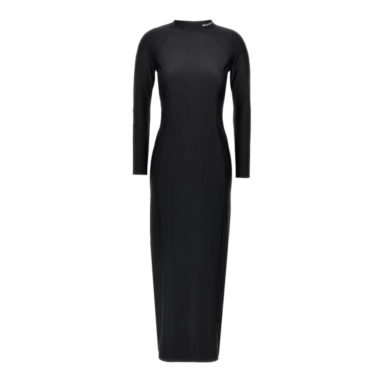 T By Alexander Wang Robe Au Genou - Noir