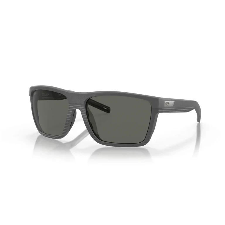 Costa Del Mar PARGO Grey Polarized Glass Rectangular Mens Sunglasses 6S9086 908602 61