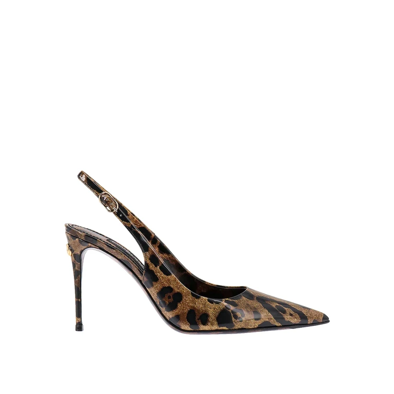 돌체앤가바나 애니멀 프린트 하이힐
