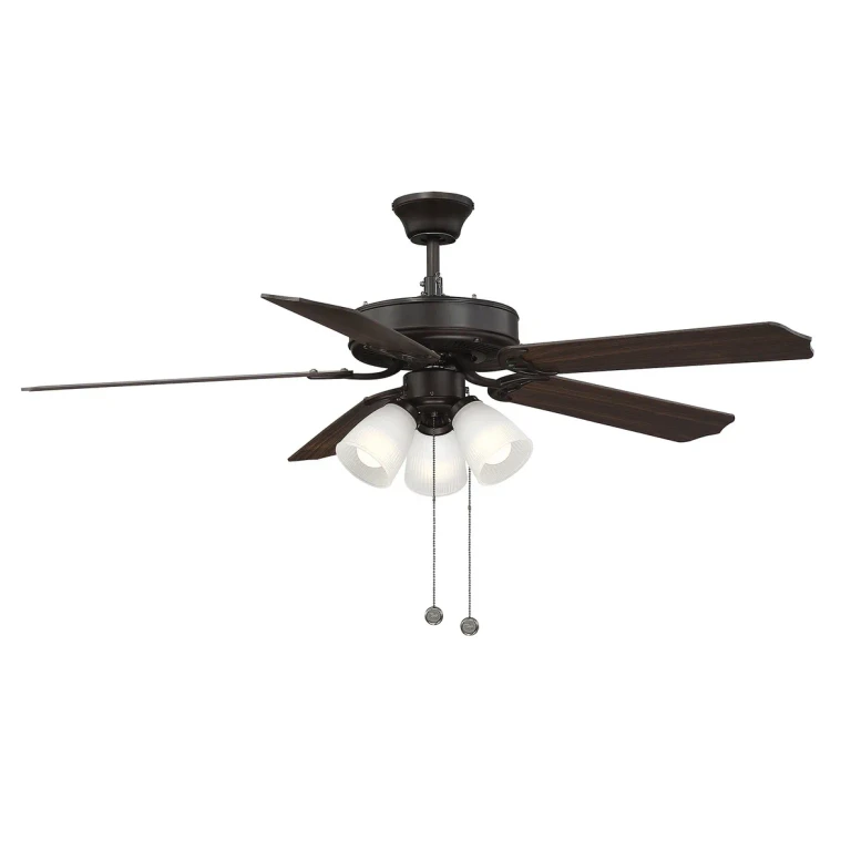 Trade Winds Levi 52" 3-Light Ceiling Fan in Oil Rubbed Bronze