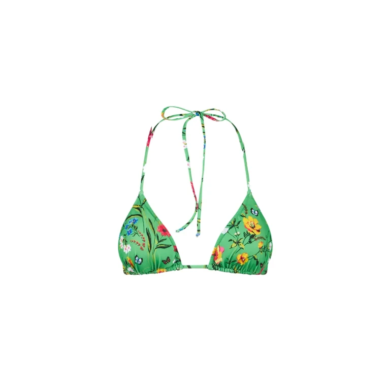 MC2 Saint Barth Leah Floral Triangle Bikini Top