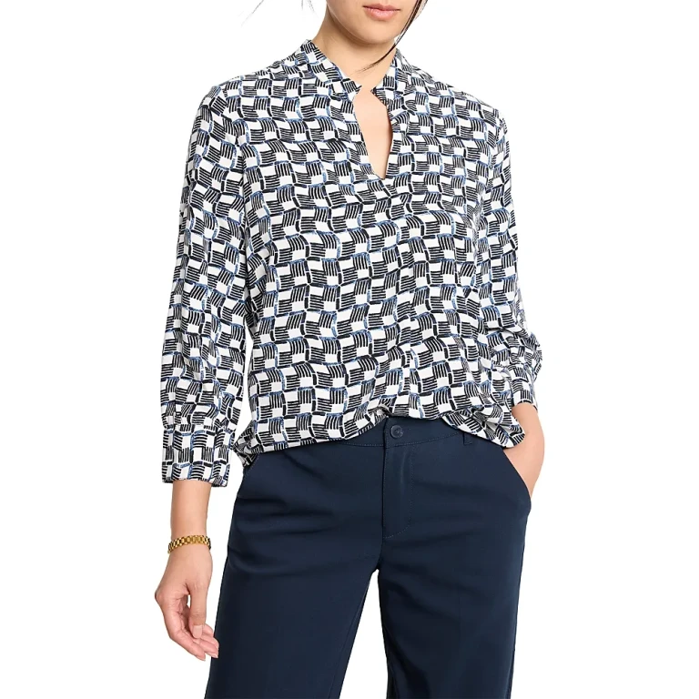 Nic+Zoe Basketweave Blouse