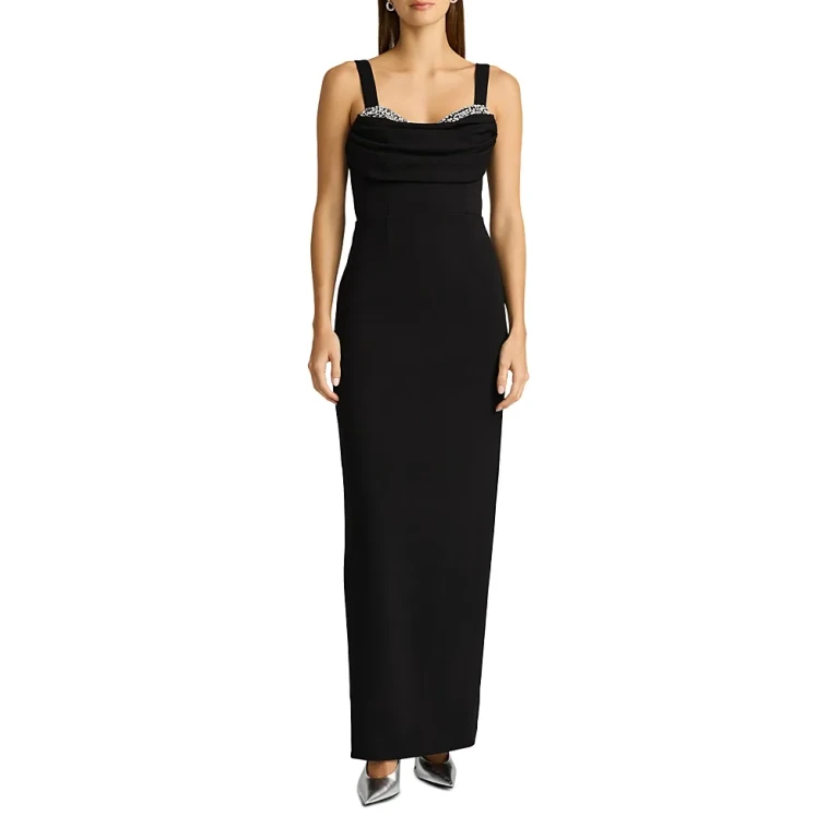 Zac Posen Beaded Peekaboo Gown