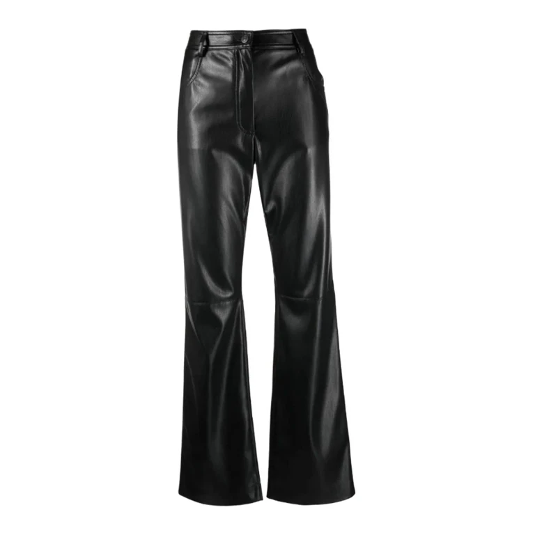 M. S.G. M. Pantalons En Cuir - Noir