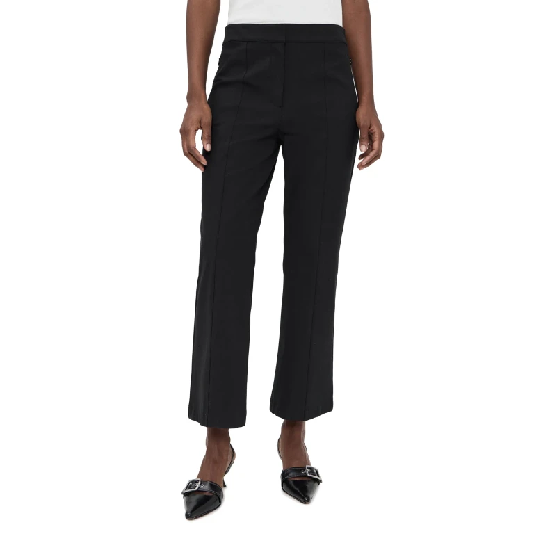 Theory Seamed Kick Pants Black 10