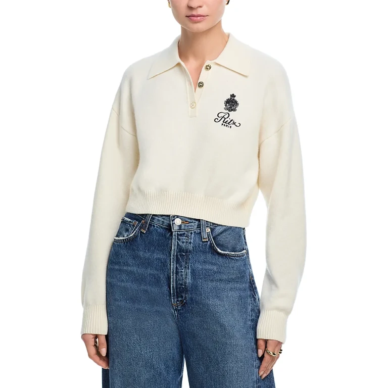 Frame Ritz Crest Cashmere Sweater