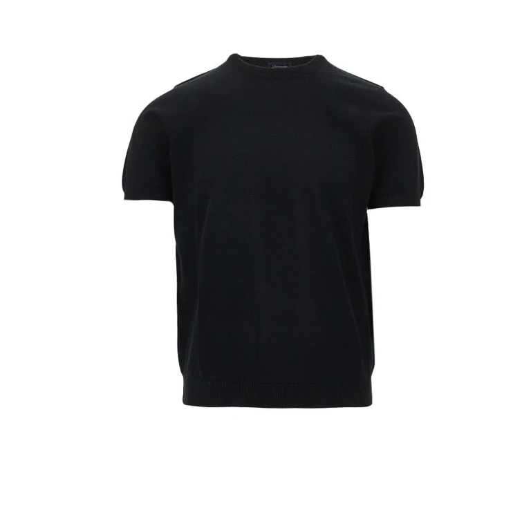 DRUMOHR Short-sleeved cotton sweater Man 46