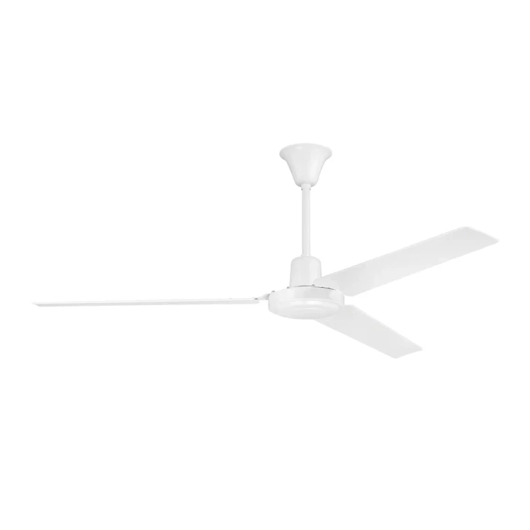 White 56"Ceiling Fan from the Utility Collection