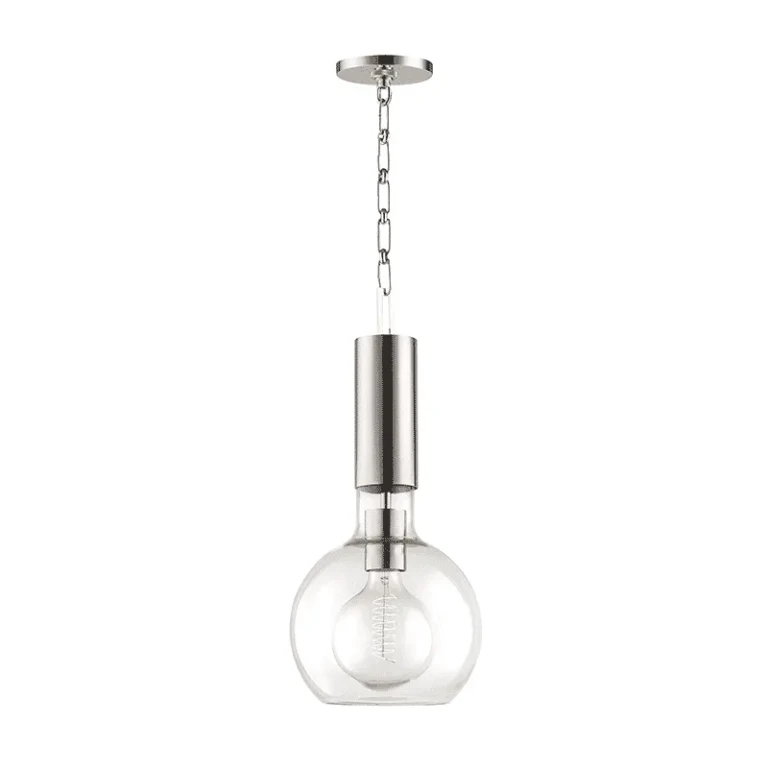 Raleigh 20" Mini Pendant in Polished Nickel