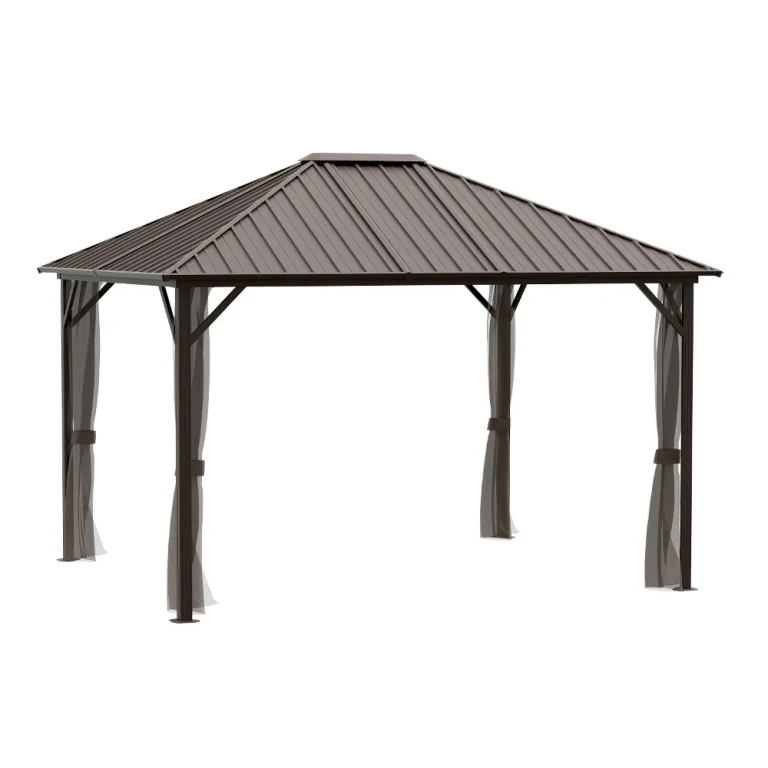 Sojag Dakota 10 x 12 Dark Brown Gazebo