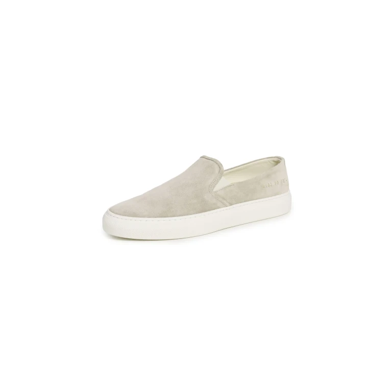 Common Projects Slip On Low Profile Sneakers Warm Grey 37
