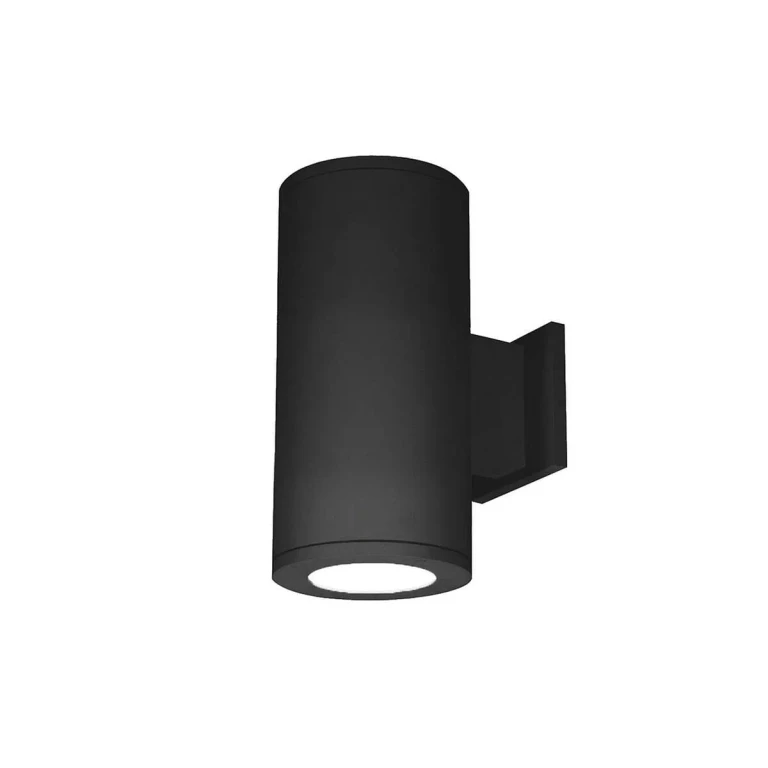WAC Lighting Tube 5" LED 2 Side Wall Light Away & Toward Beam 3K 90CRI in Black - DS-WD05-F930C-BK