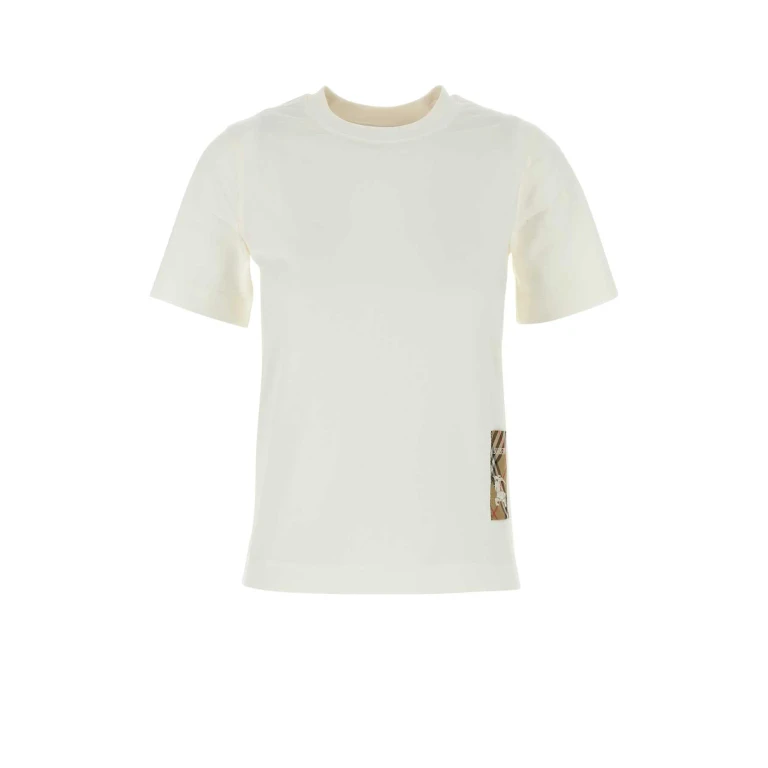 Burberry White Cotton T-shirt