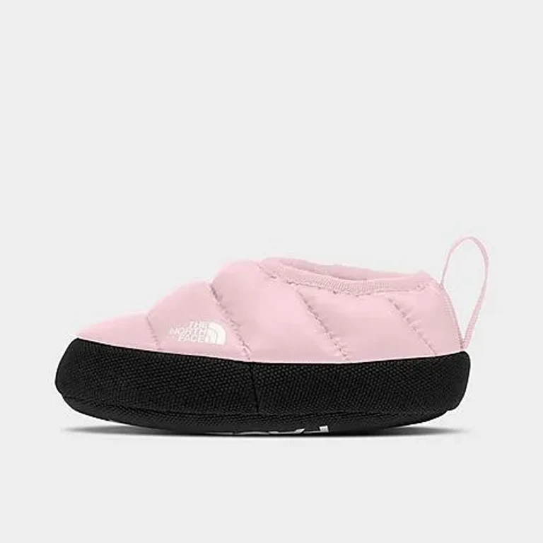 The North Face Infant Baby Tent Mule Slippers in Pale Blossom/TNF White Size: 2.0