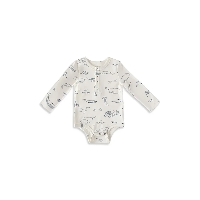 Pehr Unisex Henley One Piece - Baby