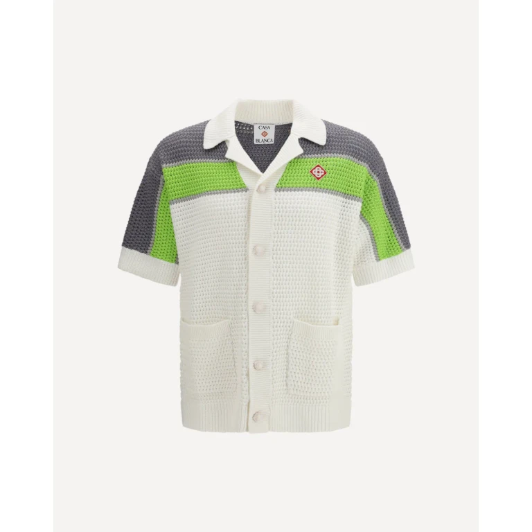 CASABLANCA Crochet Shirt Male L
