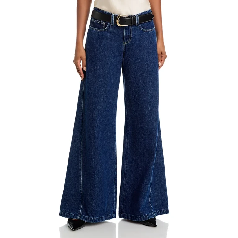 L'Agence Savina High Rise Wide Leg Jeans in Marseille
