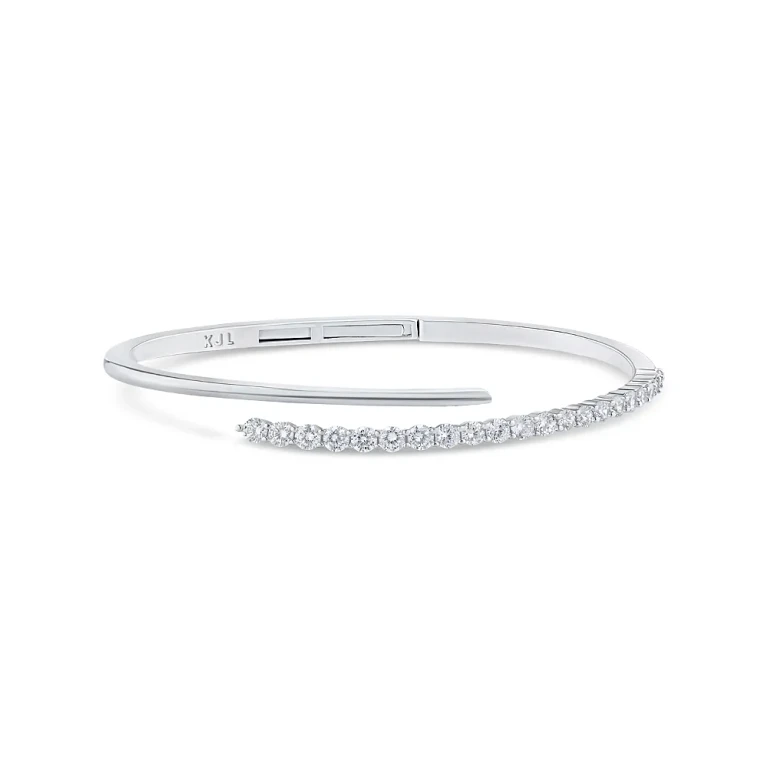 Kenneth Jay Lane Pave Cubic Zirconia Wrap Bracelet