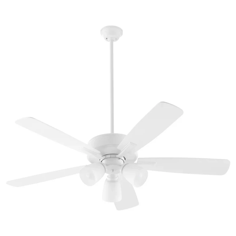 Studio White 52"Ceiling Fan from the Ovation Collection