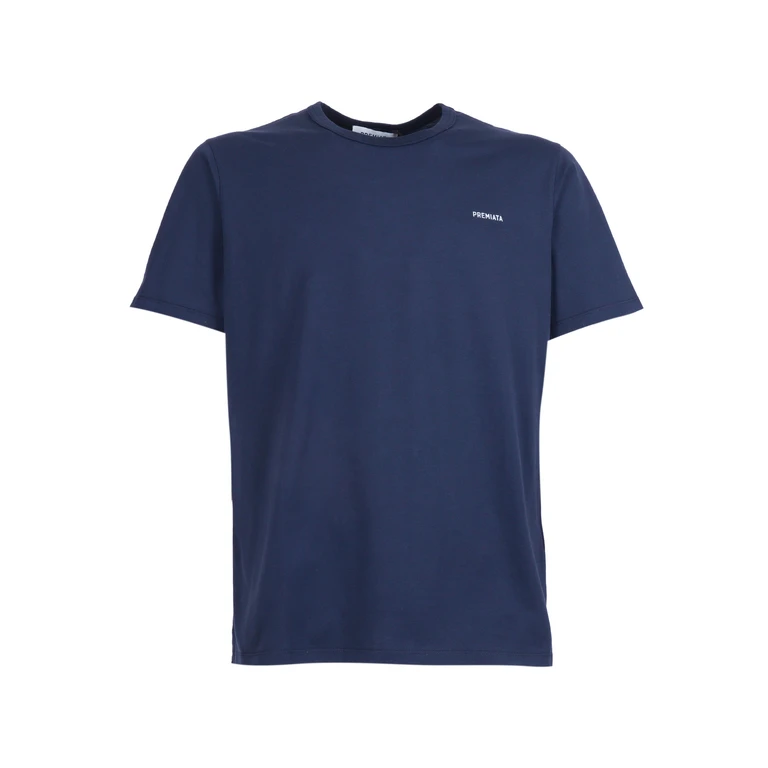 Premiata T-Shirt Blue Cotton Short Sleeves - Men