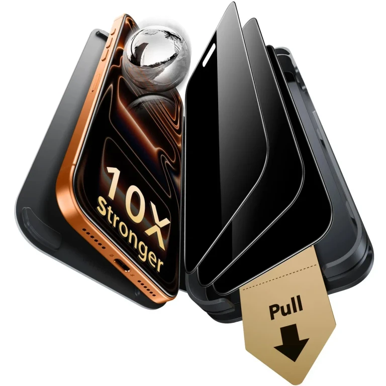 iPhone 15 Pro UltraFit Armorite Privacy Screen Protector - 3 Pack - 3 Pack
