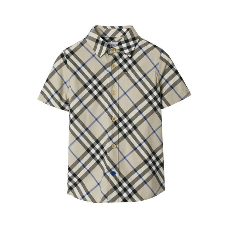 Burberry Kids Vintage Check Cotton Shirt