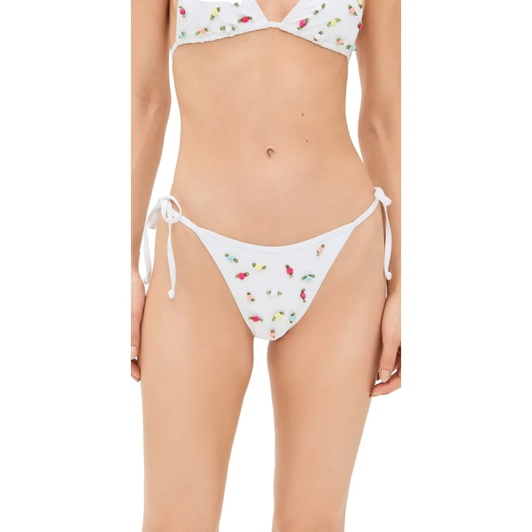 LSPACE Levy Bitsy Bikini Bottoms White XL